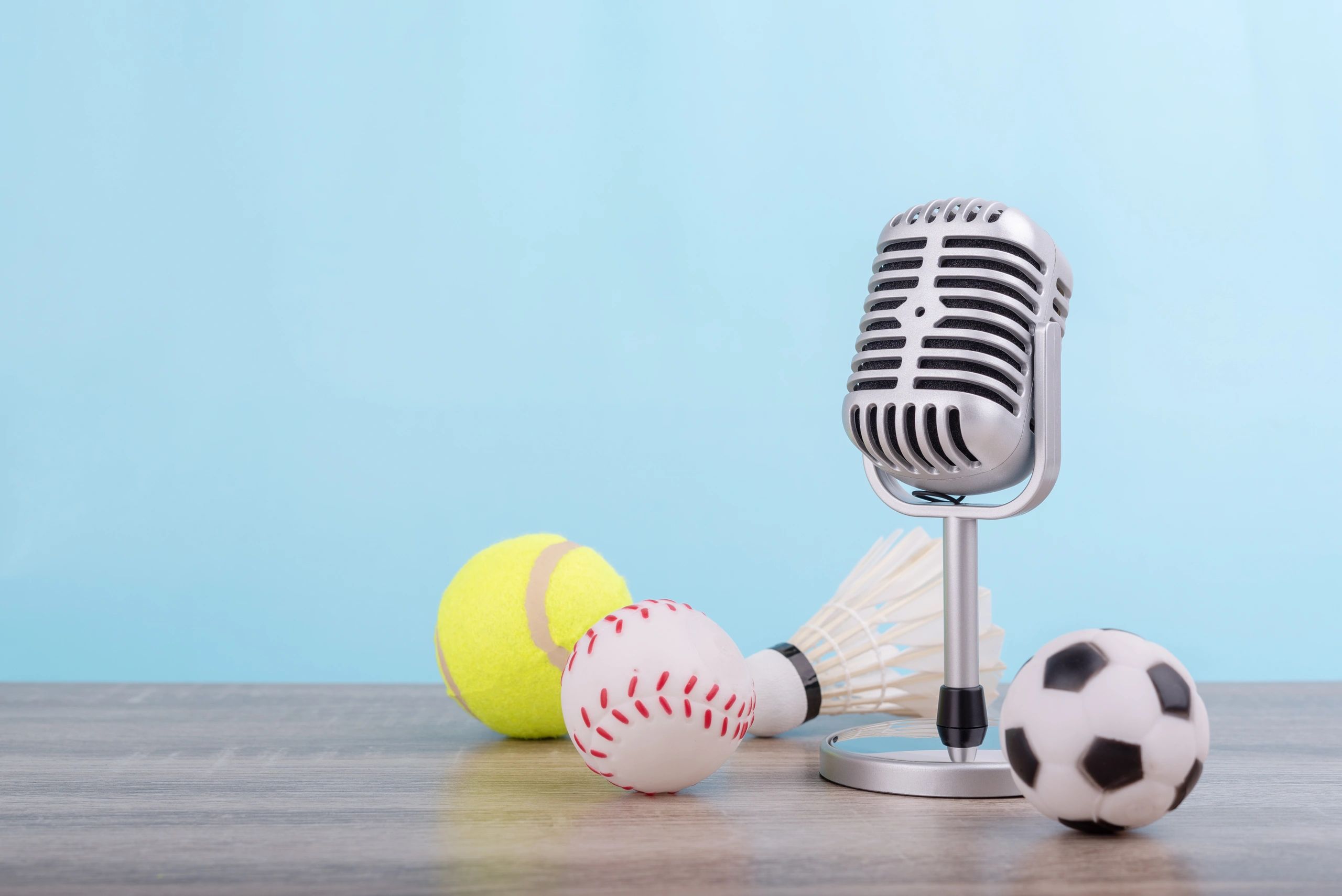youth sports podcast microphone